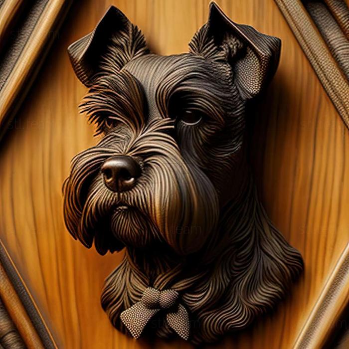 Zwergschnauzer dog